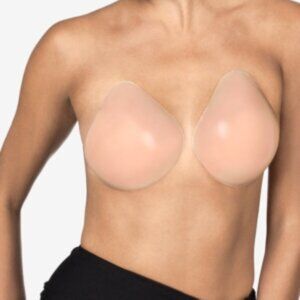 1078 NWT Fashion Forms Women's Lift It up Backless Strapless Plunge Adhesive Bra